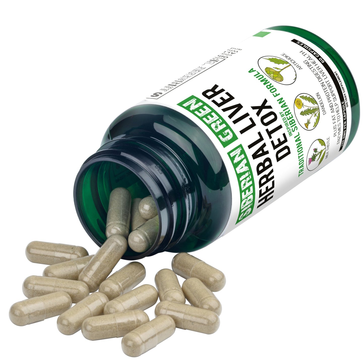 Herbal Liver Detox – Milk Thistle & Artichoke Capsules