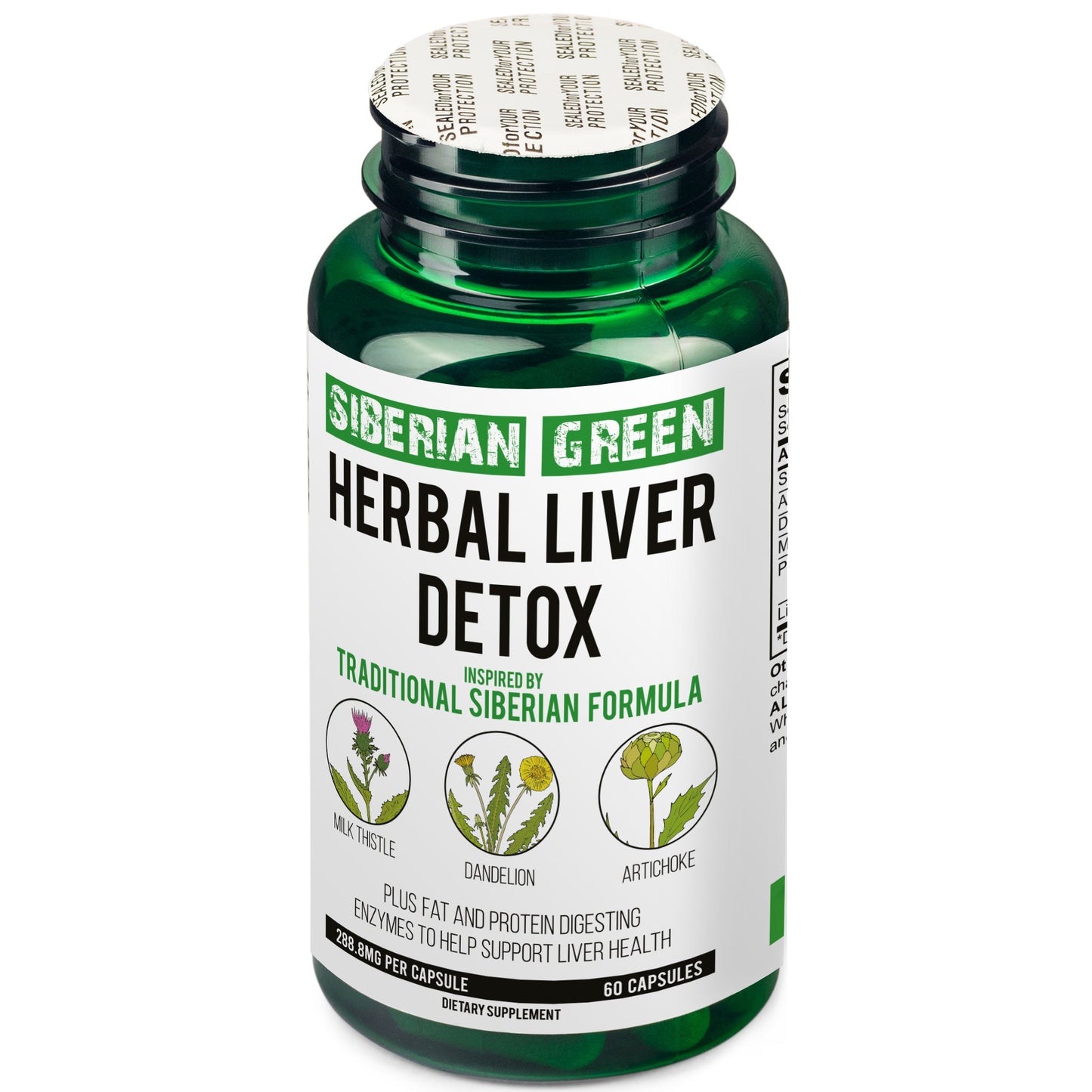 Herbal Liver Detox – Milk Thistle & Artichoke Capsules