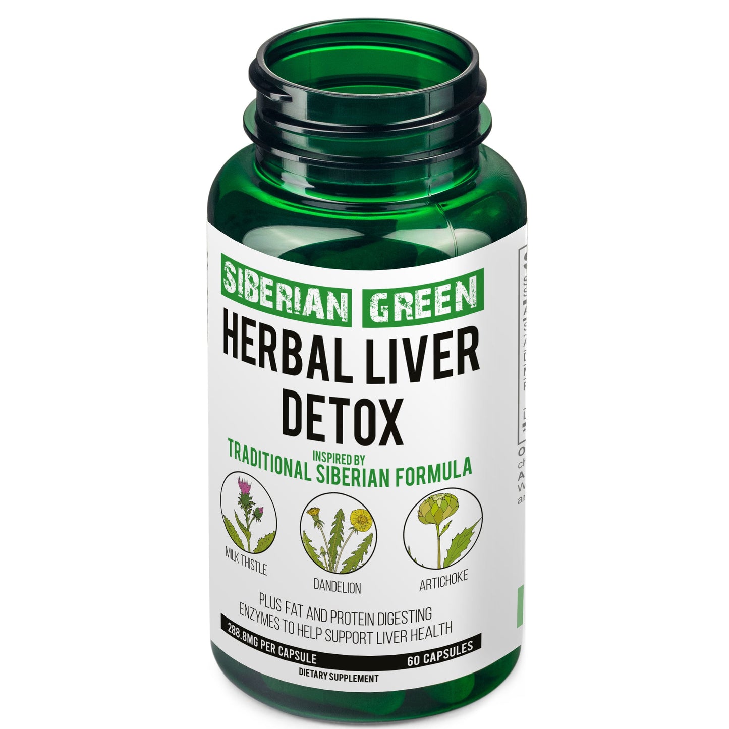 Herbal Liver Detox – Milk Thistle & Artichoke Capsules