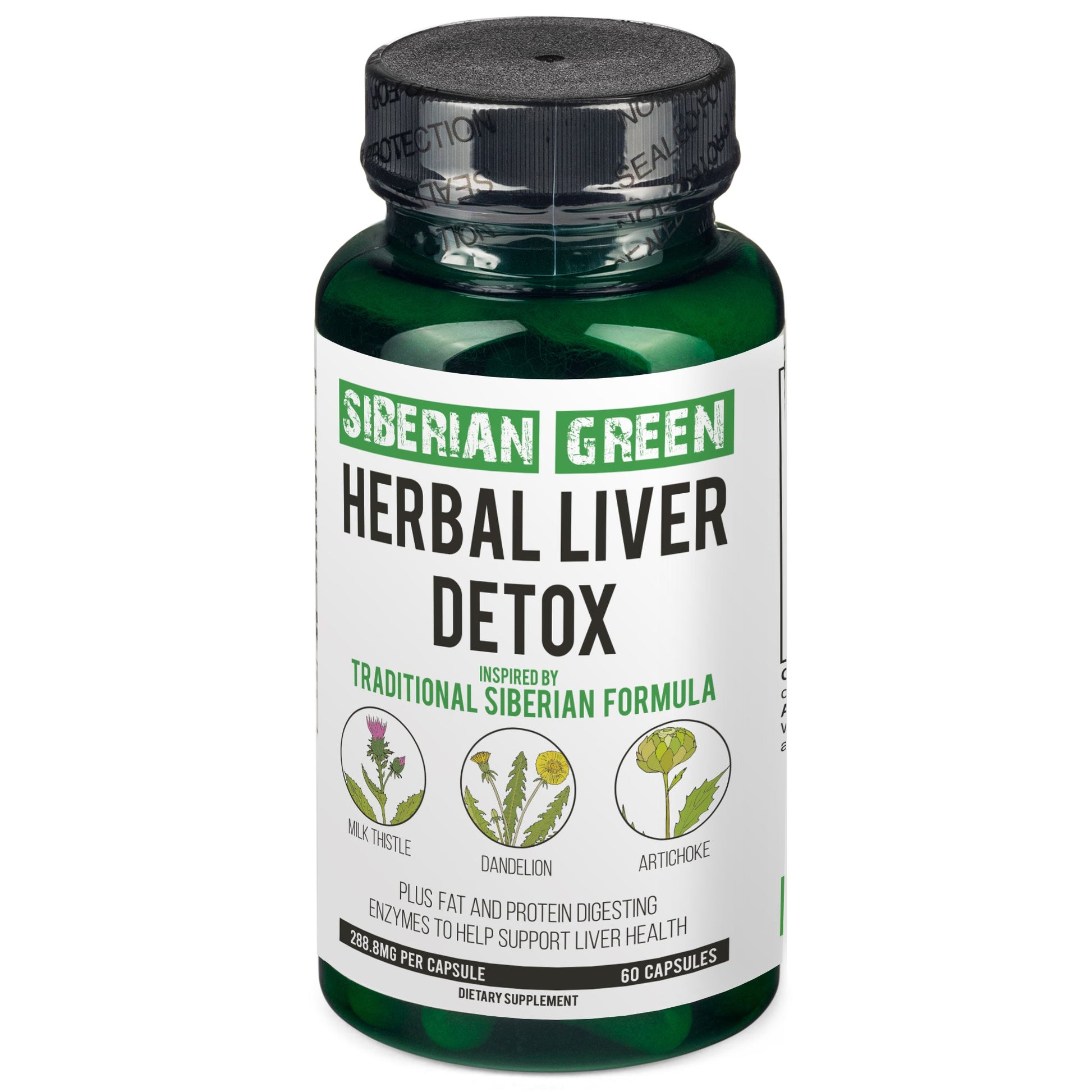 Herbal Liver Detox – Milk Thistle & Artichoke Capsules