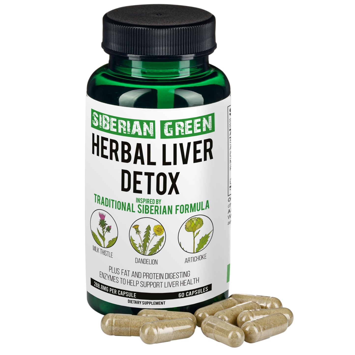 Herbal Liver Detox – Milk Thistle & Artichoke Capsules