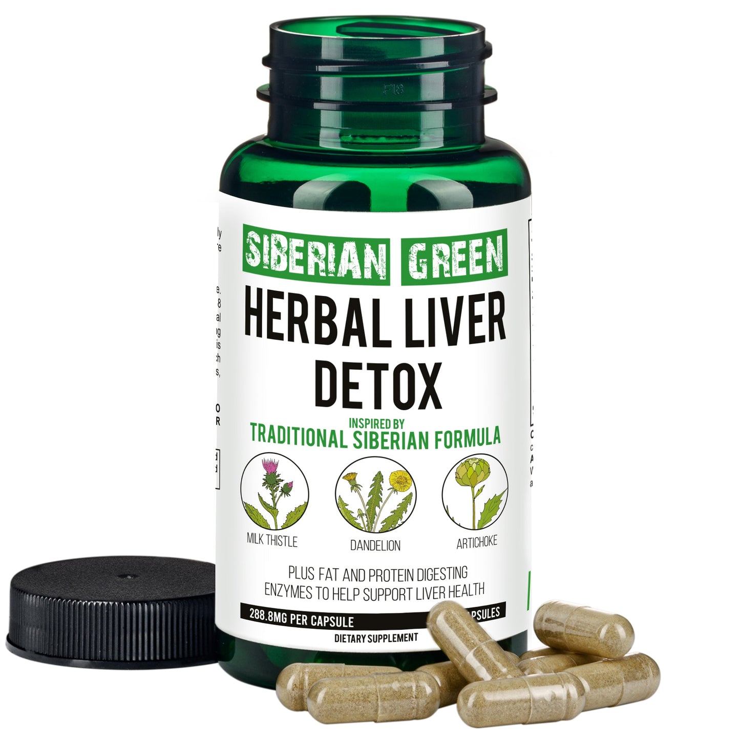 Herbal Liver Detox – Milk Thistle & Artichoke Capsules