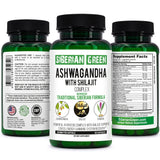 Ashwagandha with Altai Shilajit & Turmeric | Ayurvedic Herbal Complex 60 Capsules