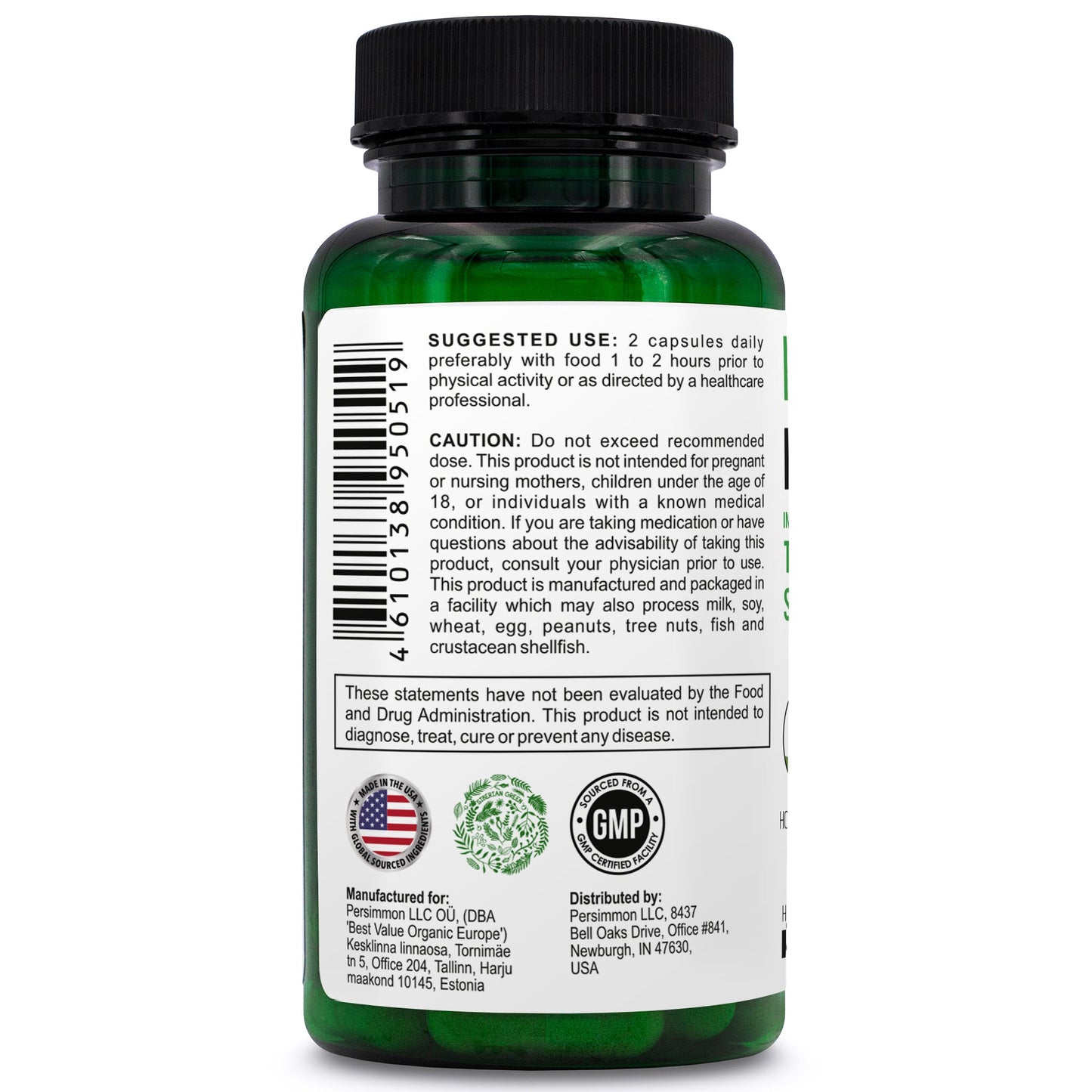 Rasputin Herbs with Horny Goat Weed Maca Root Complex 60 Caps