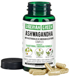 Organic Ashwagandha, Astragalus & Siberian Ginseng Complex – 60 Vegan Capsules
