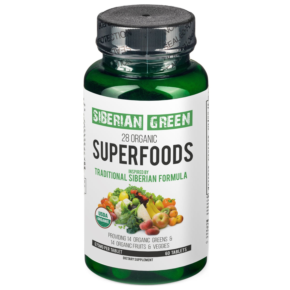 28 Organic Superfood Tablets – Essential Greens, Fruits & Veggies