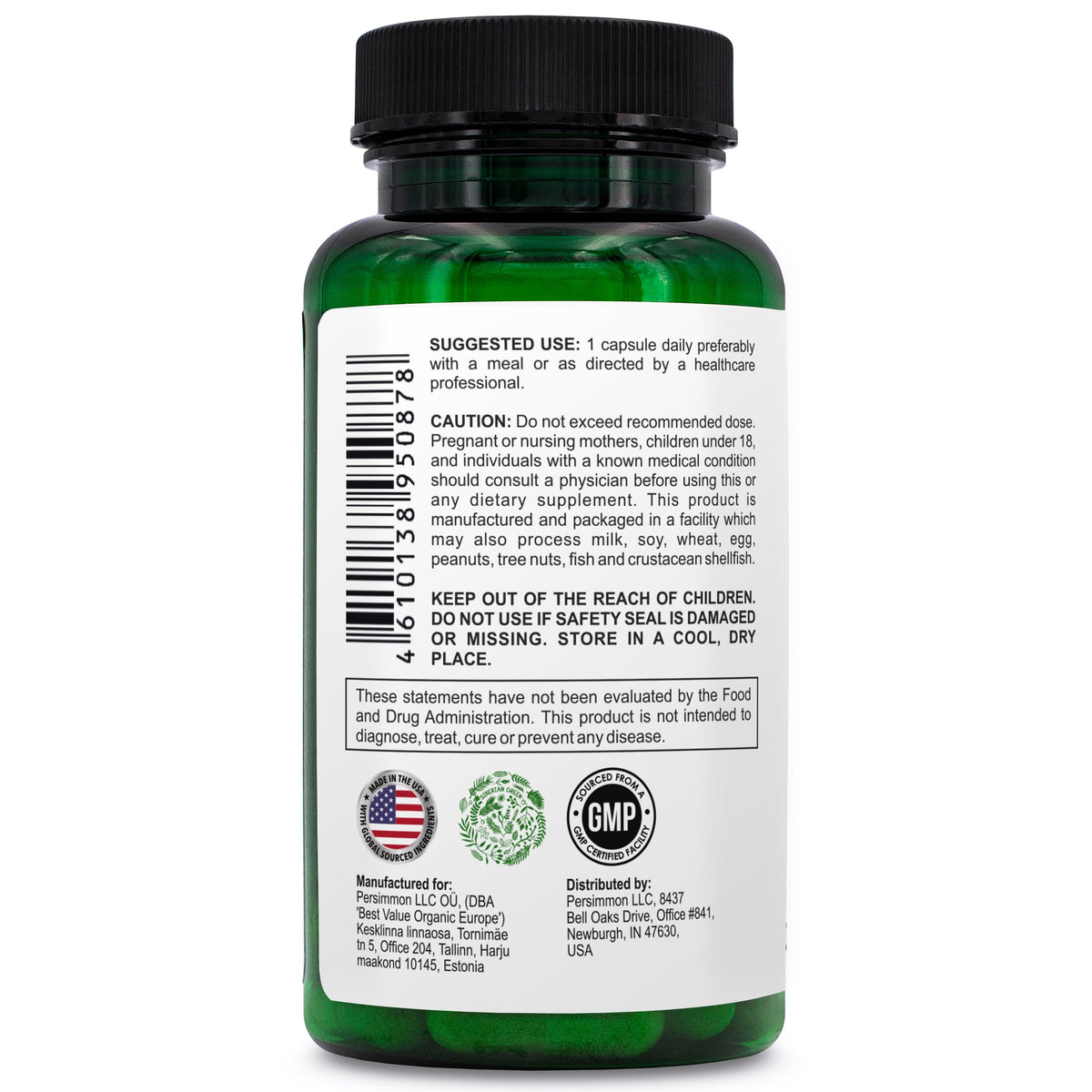 Herbal Lung Support – Quercetin, Pine Bark, Citrus Bioflavonoids | 60 Capsules by Siberian Green