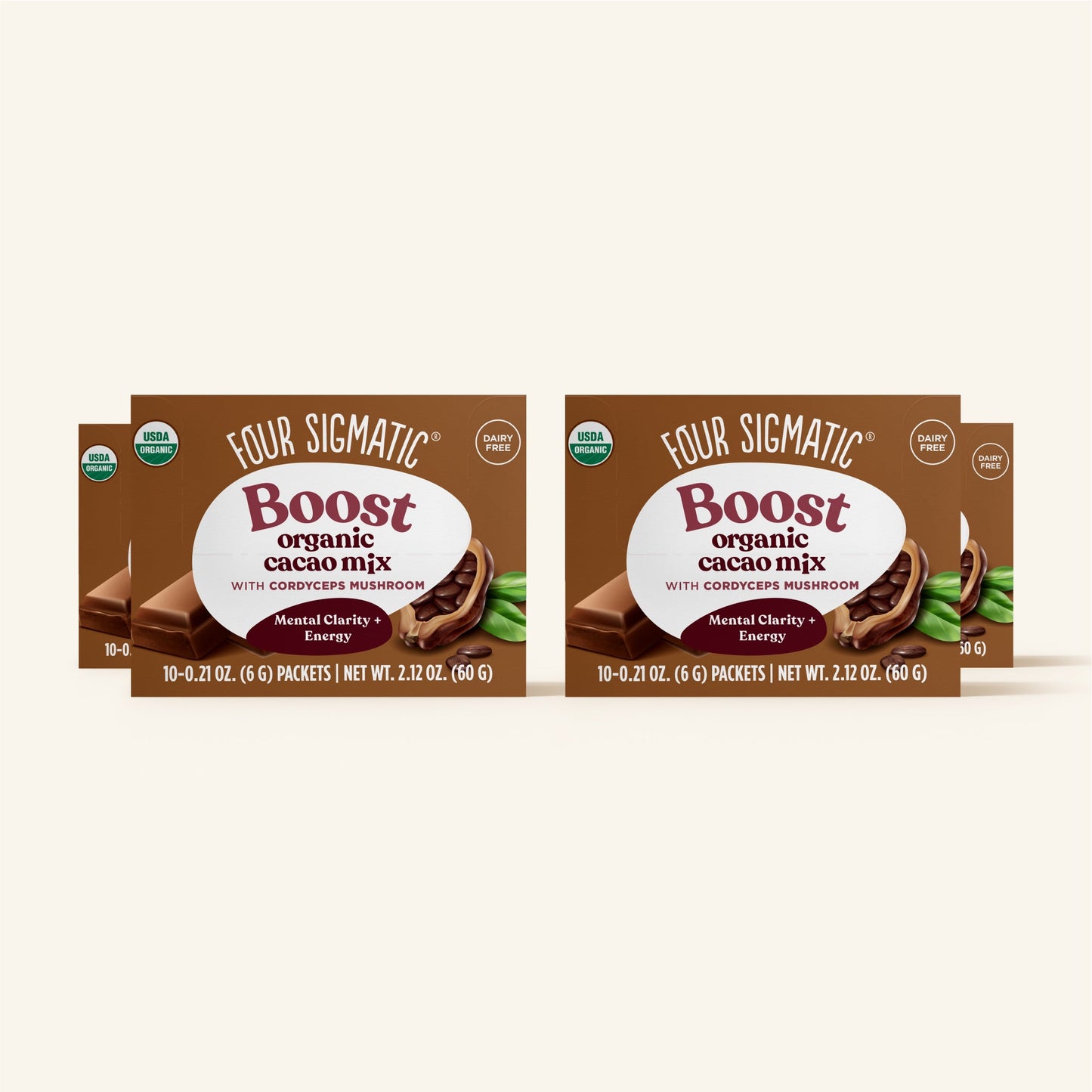 Boost Cacao, Packets