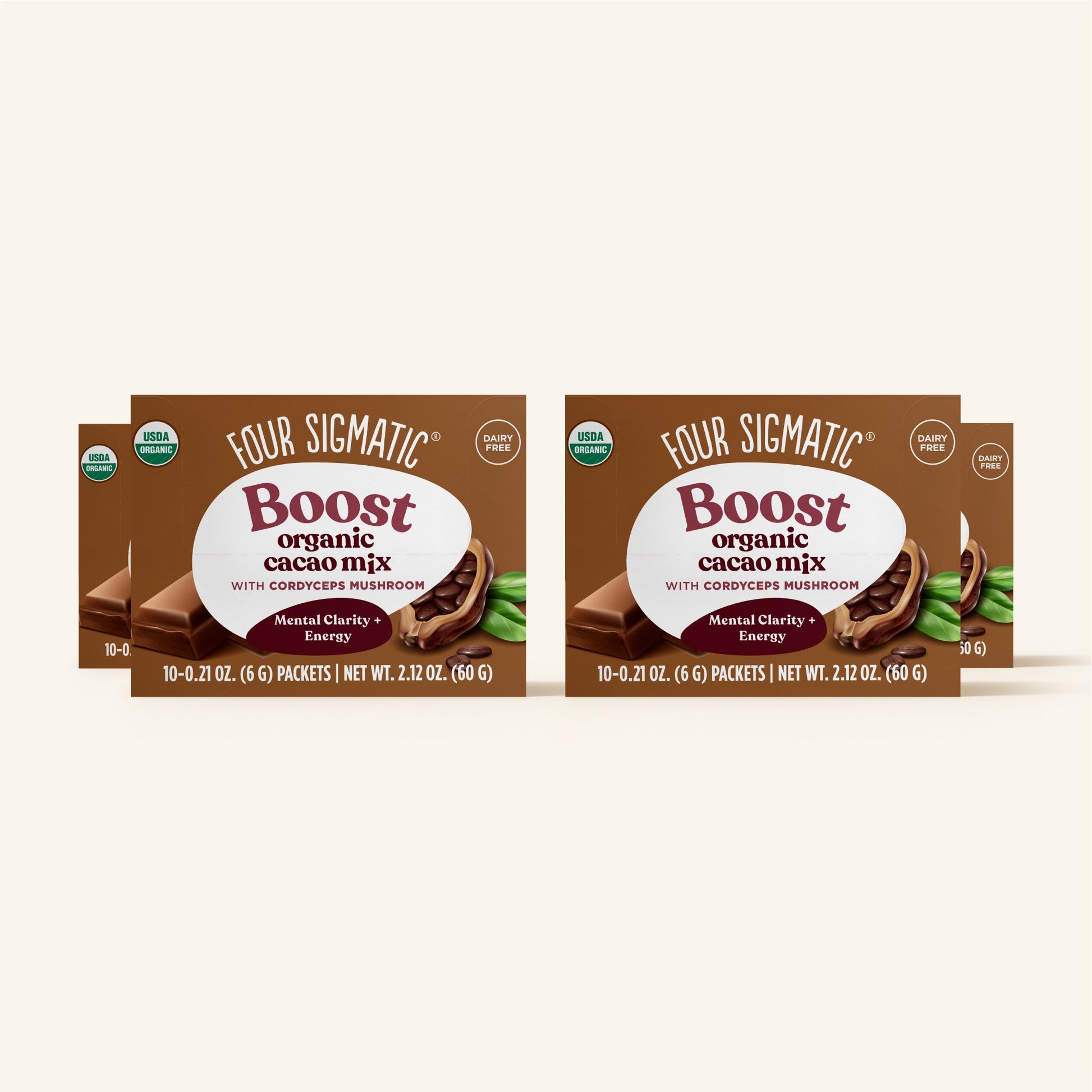 Boost Cacao, Packets