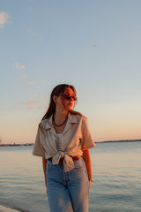 SANDBAR CAMP LINEN SHIRT