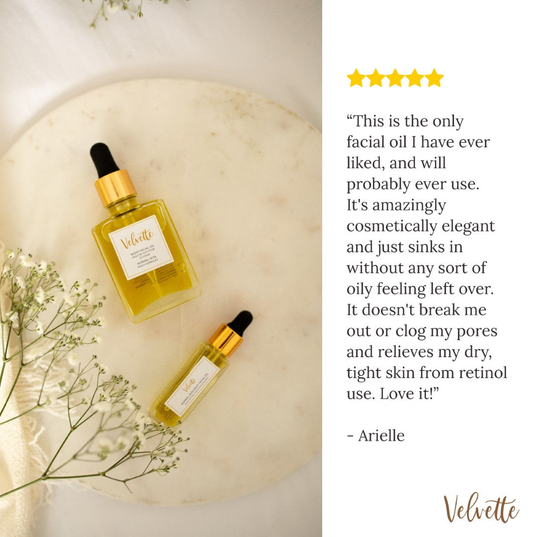 Clarifying Face Oil (Night) by Velvette