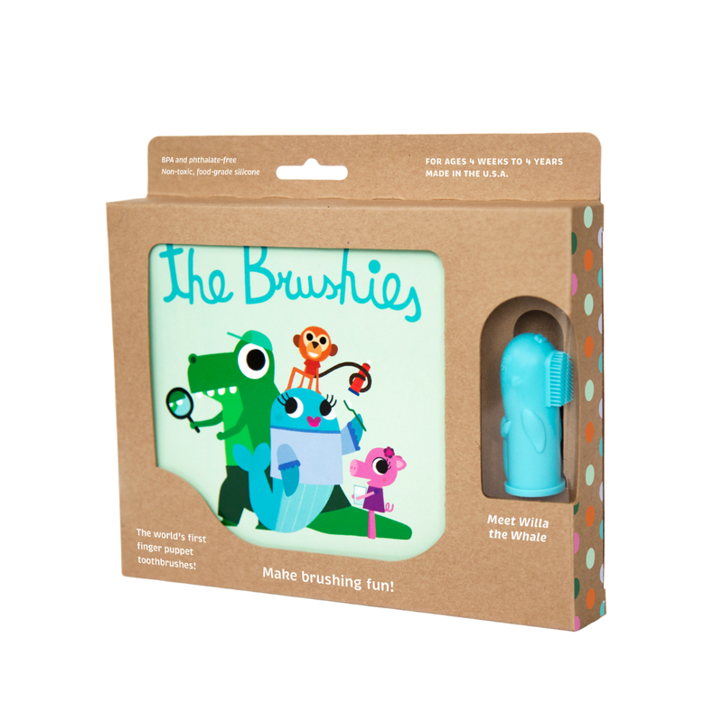 Willa the Whale Brushie and Book