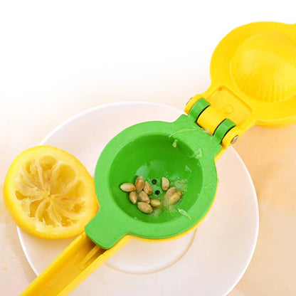 Cheer Collection Heavy-Duty Citrus Squeezer – BPA-Free Citrus Juicer with Dual Seed Strainer for Effortless, Seed-Free Juicing