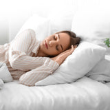 Cheer Collection Set of 2 Down and Feather Throw Pillow Insert | Square Couch Cushion Pillow Form, Sham Stuffer