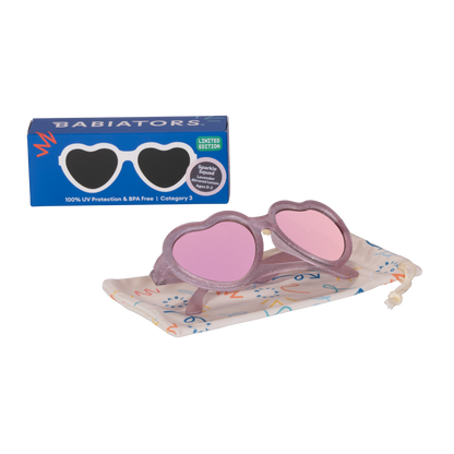 Sparkle Squad Heart | Lavender Mirrored Lenses