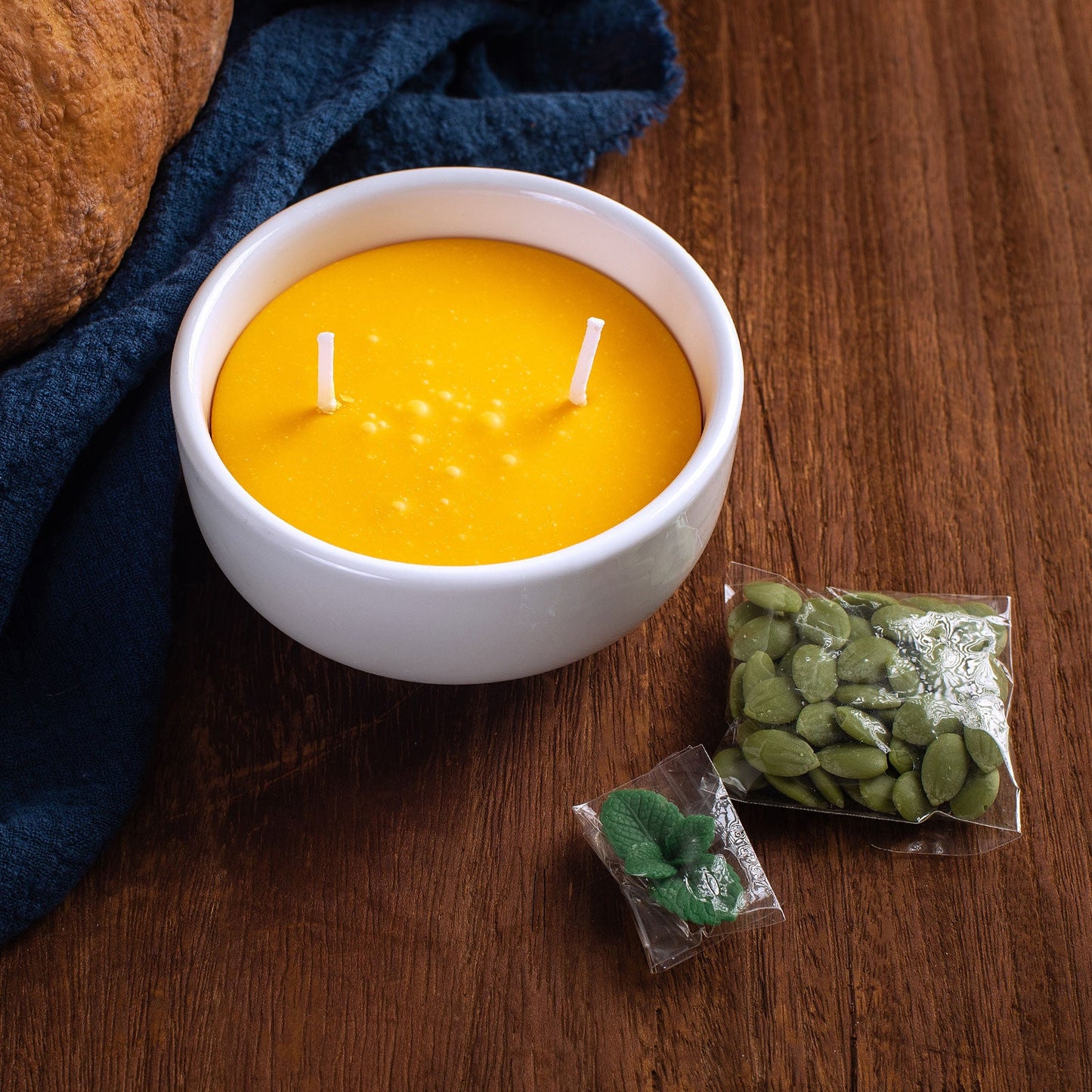 Pumpkin Soup Bowl Scented Candle