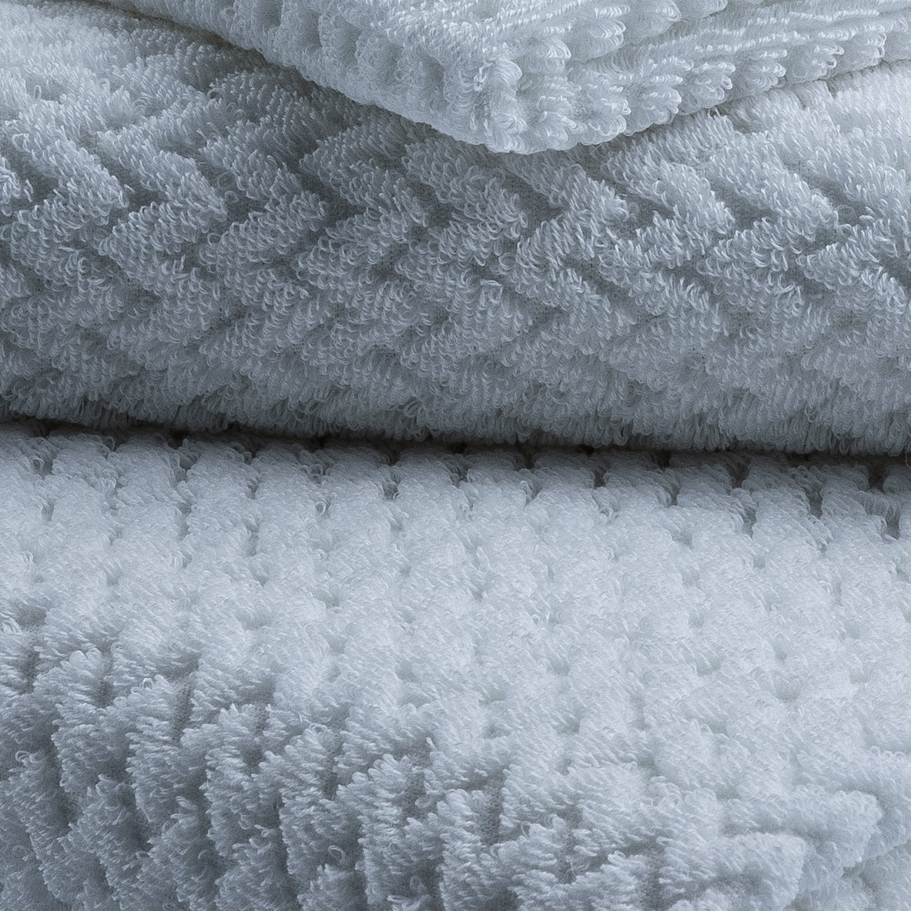 Chevron White Linen/Cotton by Turkish Towel Collection