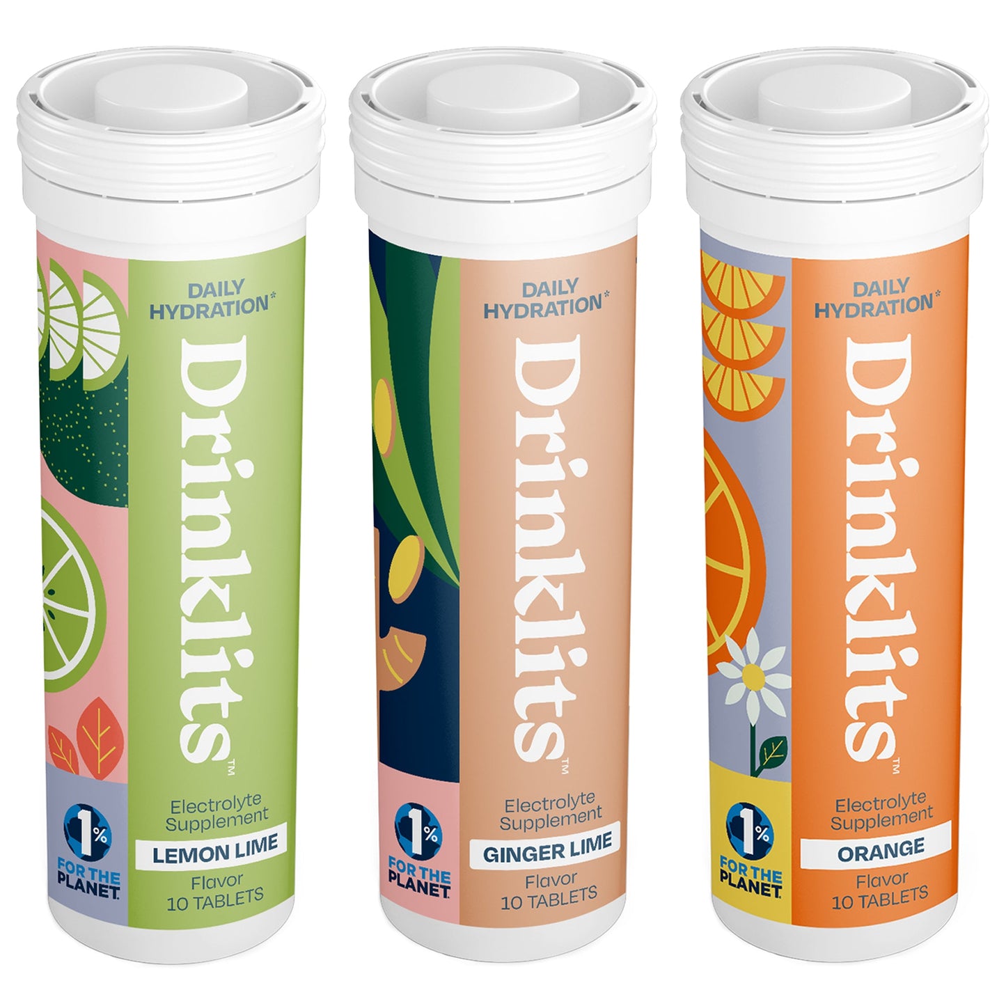 Hydration Bundle: Electrolyte Tablets in 3 Flavors by Drinklits