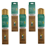 Tall Reusable Reed Straw Bundle - 5 Pack by Holy City Straw Company