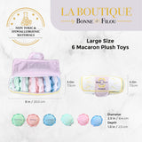 Plush Squeaky Dog Toy Set- Large