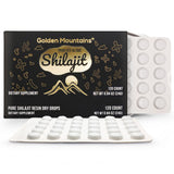 Shilajit 120 Dry Drops: Altai Golden Mountains Shilajit by Siberian Green
