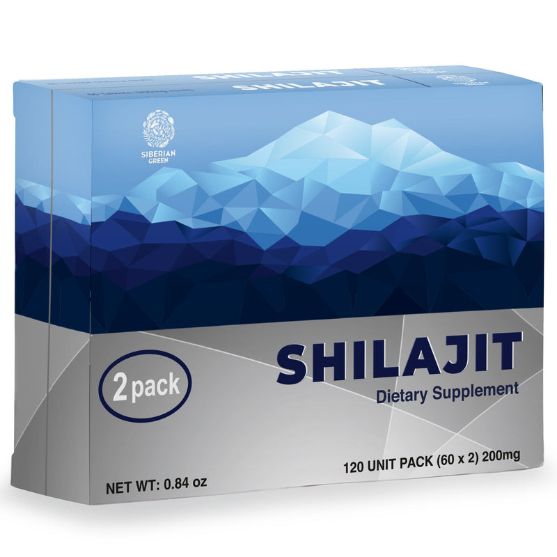 Blue Mountain Mumiyo Shilajit Tablets – 120 Count (2 x 60 Pack)