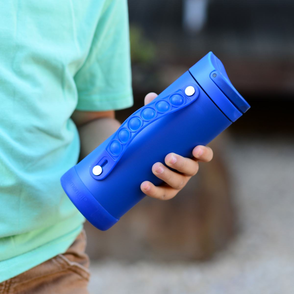 Iconic 14oz Pop Fidget Bottle - Royal Blue