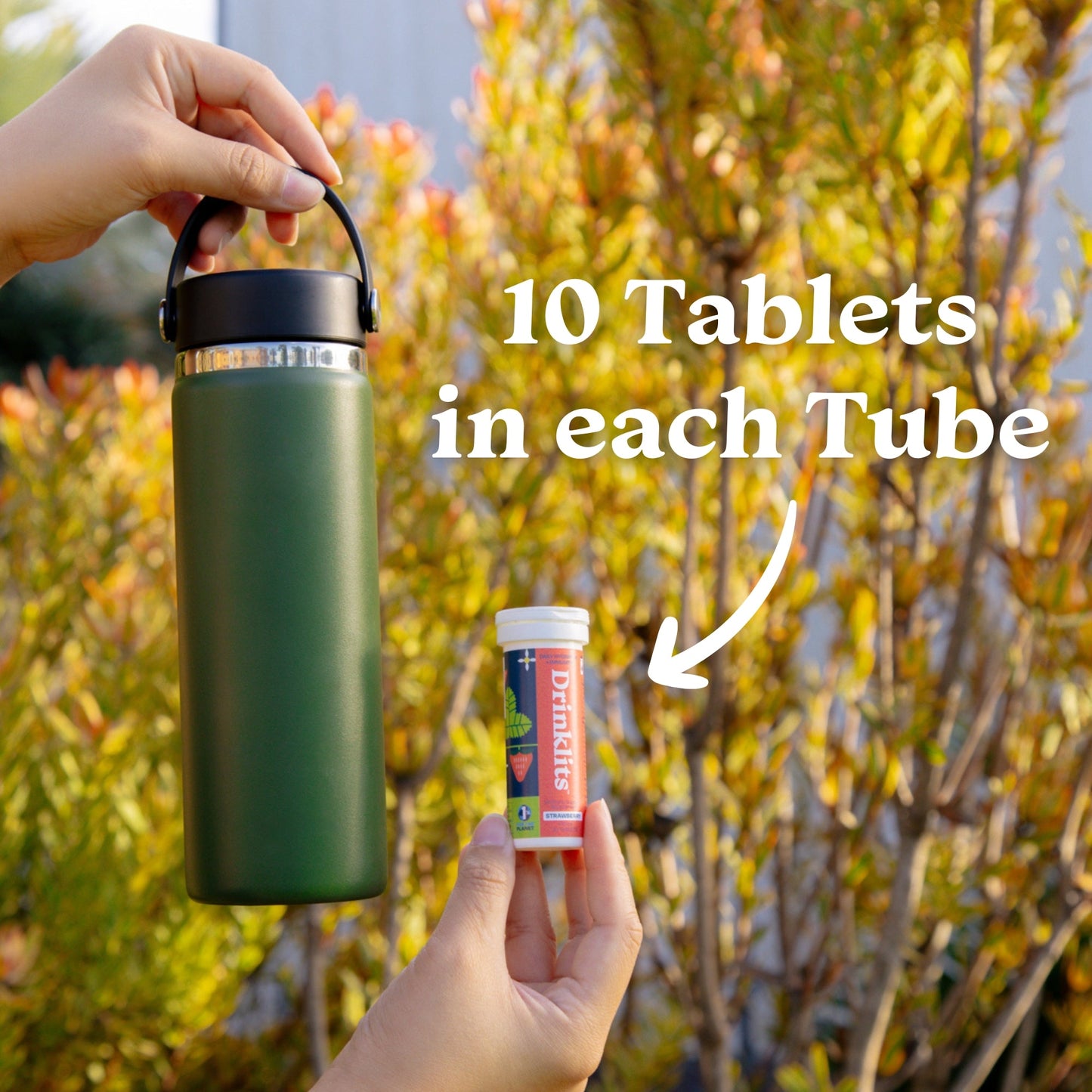 Strawberry & Lemon Flavored Hydration Tablets (4) Tube Bundle