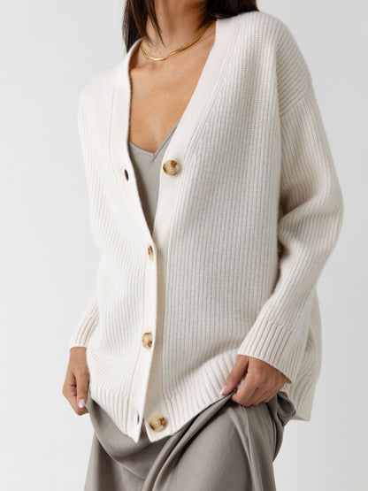 Oversized Sunday Cashmere Cardigan