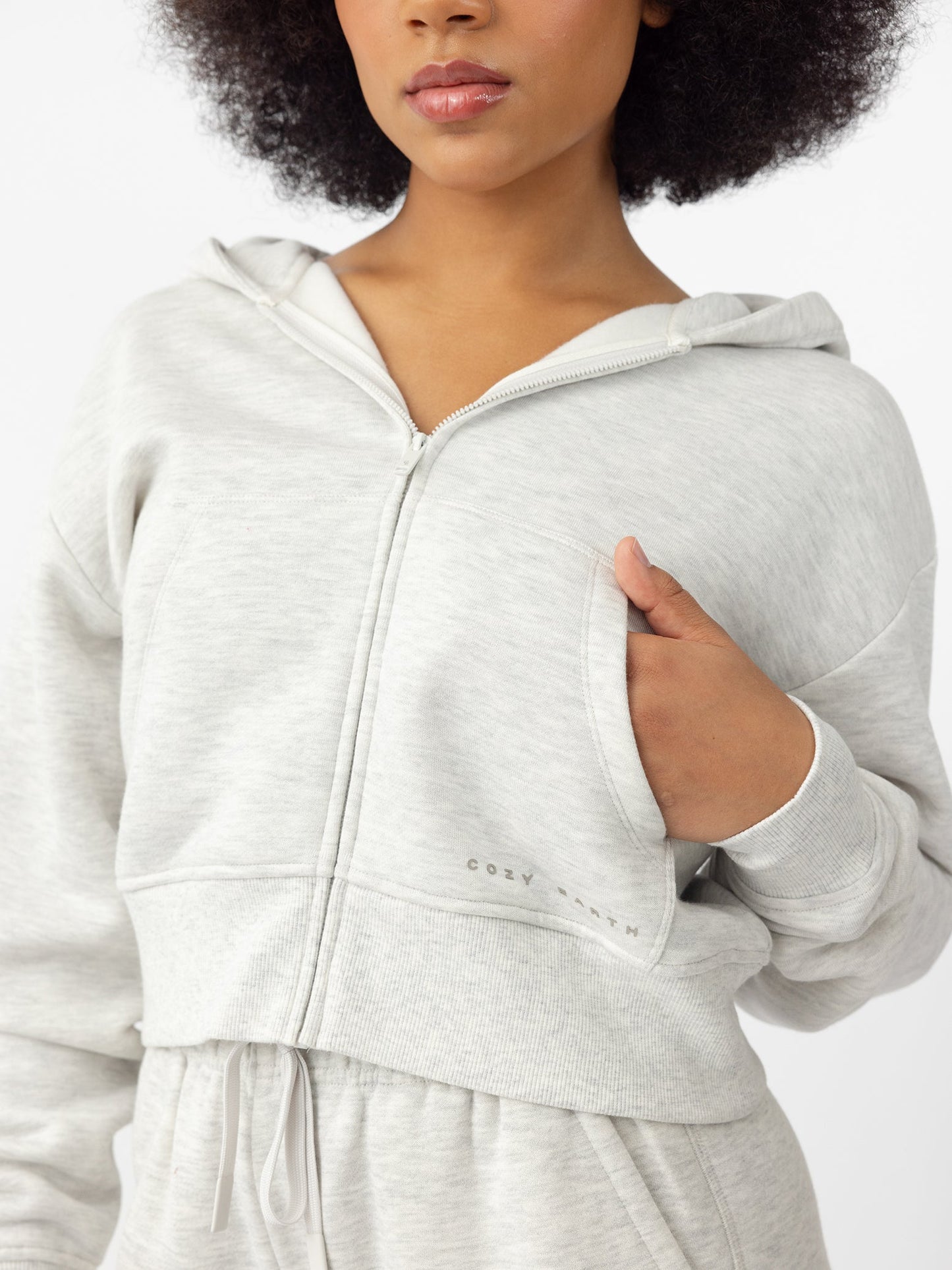 Women's CityScape Cropped Full Zip