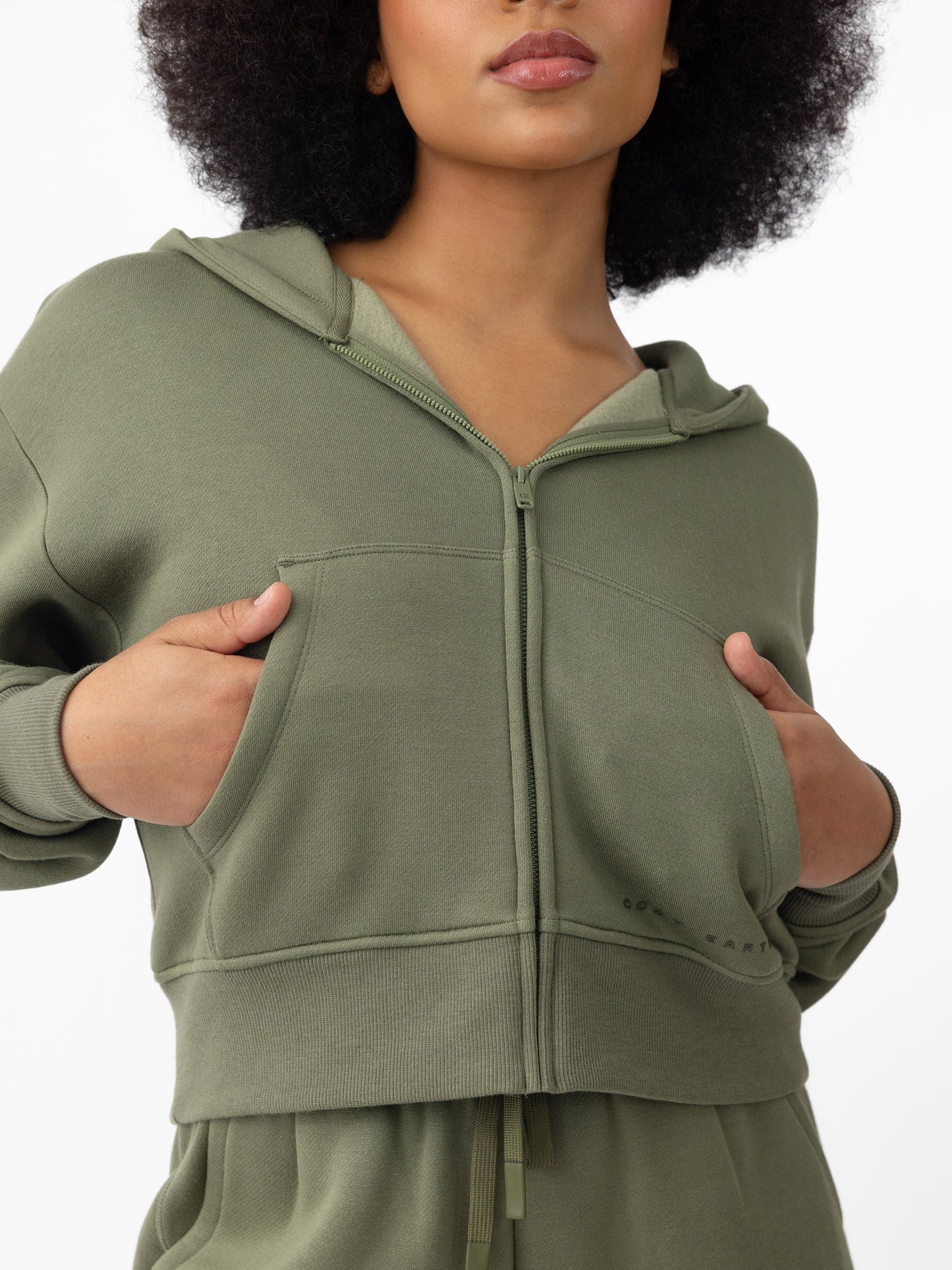 Women's CityScape Cropped Full Zip