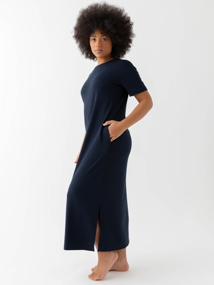 Women's Brushed Bamboo Midi Dress