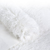 Cheer Collection Plush Shaggy Hair Area Fuzzy Rug - 5' Round