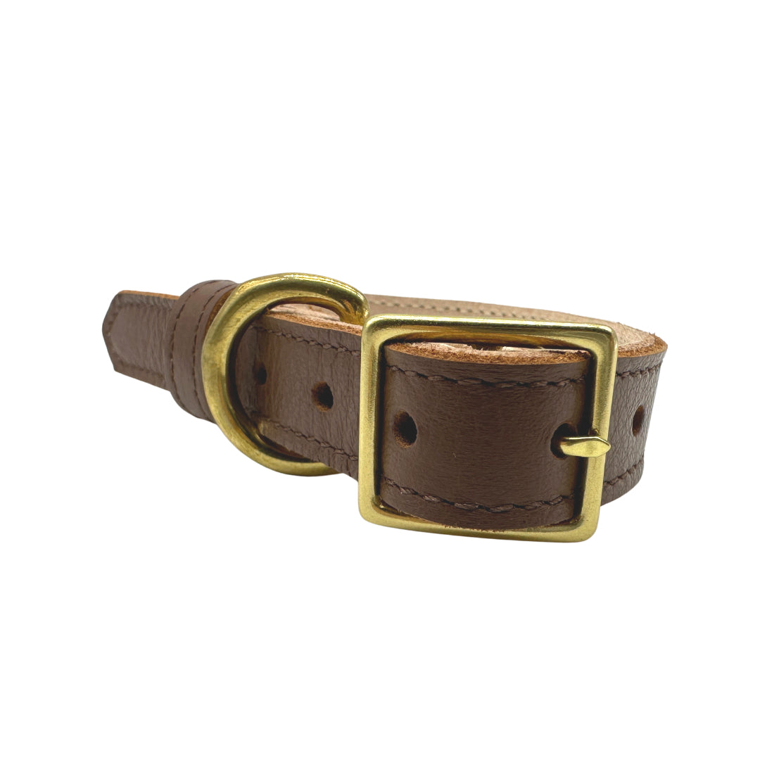 Plain Leather Dog Collar