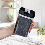 Cheer Collection Airtight Food Storage Containers - Set of 8 Identical 28oz Pantry Bins with Lids - Multiple Colors Available