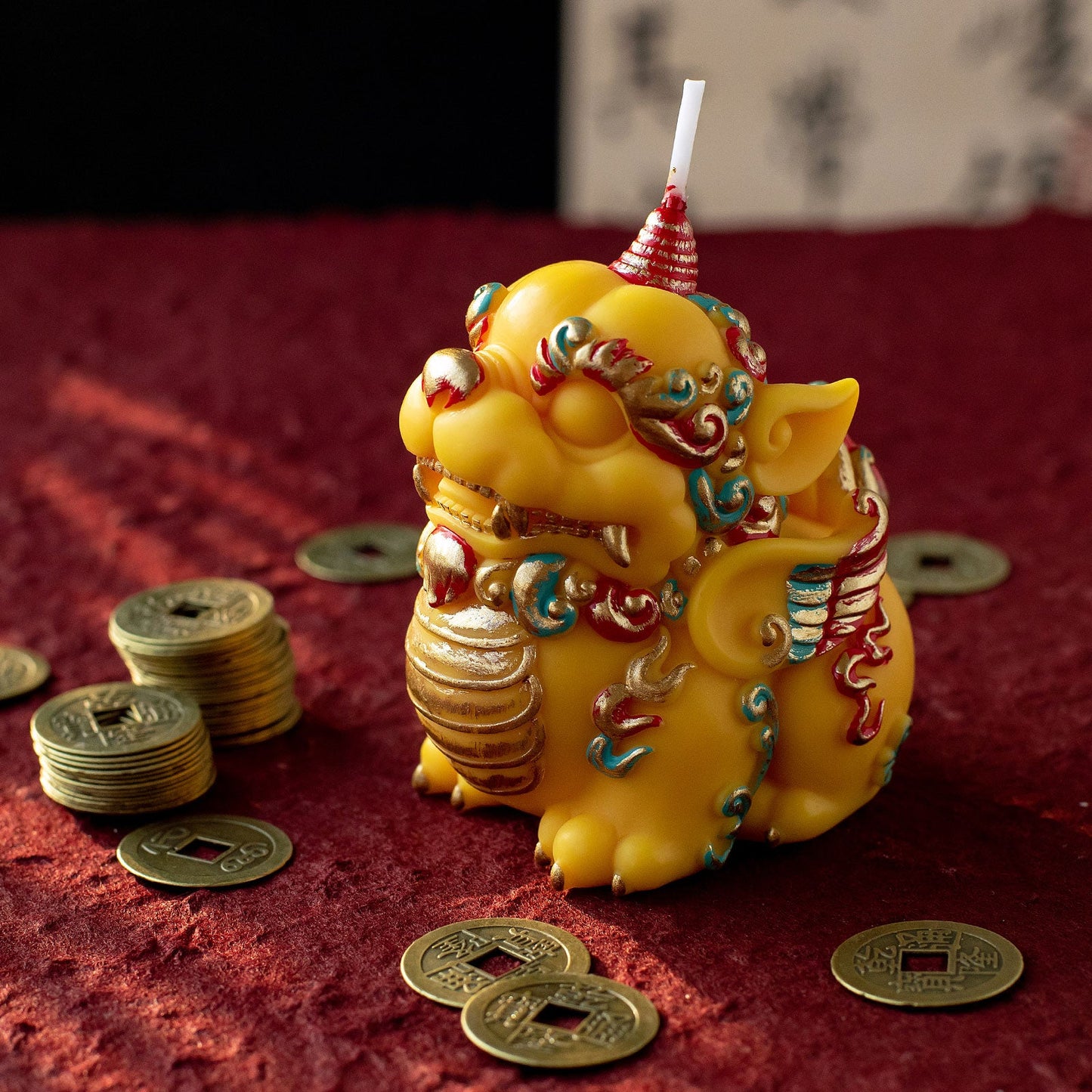 Chinese Fortune PIXIU Candle