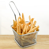 Cheer Collection Mini French Fries Baskets 4 Pack, Deep Fryer Basket, 4 Pack