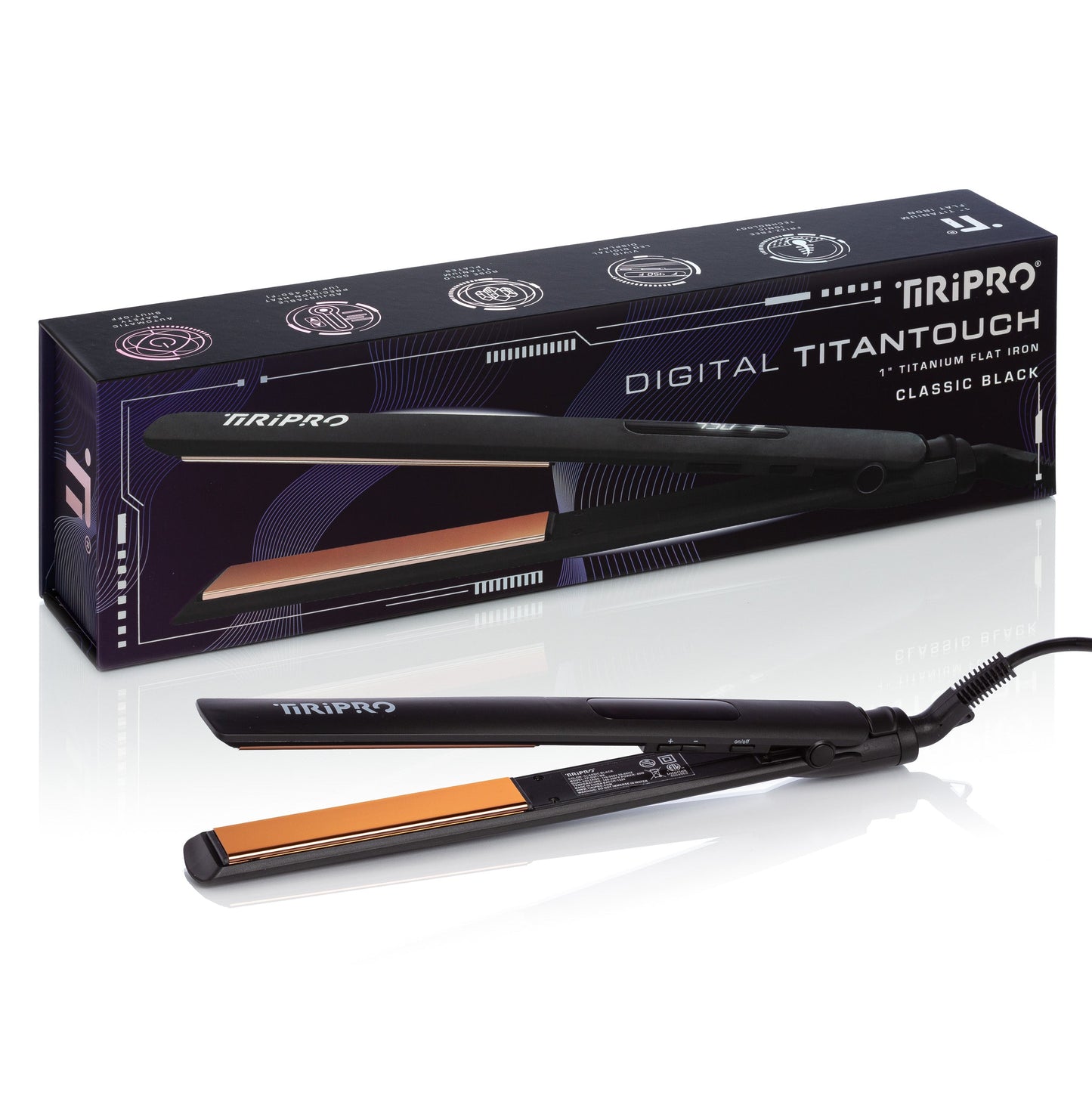 Digital “TitanTouch" 1" inch  Flat Iron