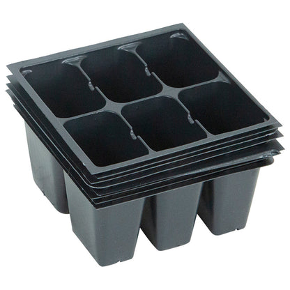 6-Pack Planting Containers for 1020 Tray - Standard (Sheet of 8)