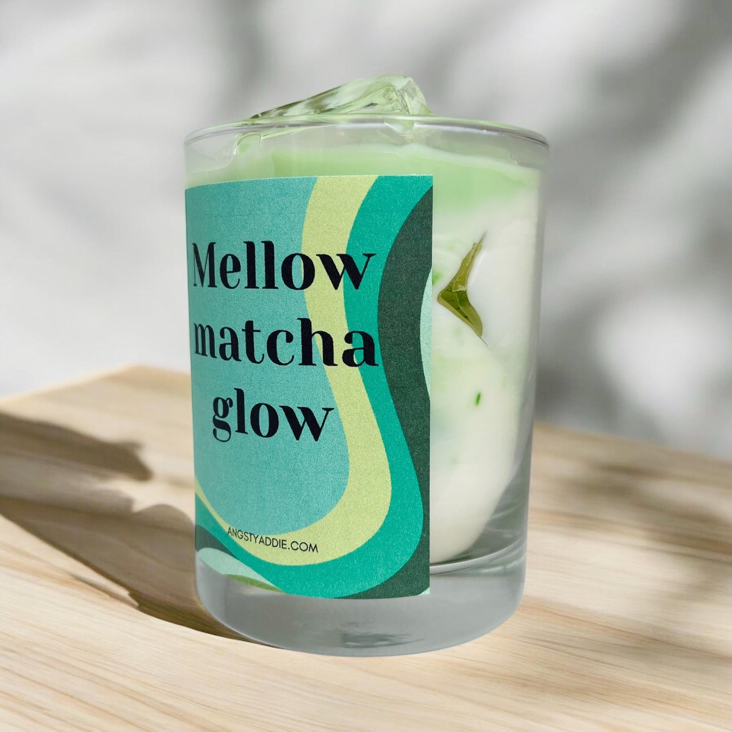 Iced Matcha Scented Candle by Angsty Addie
