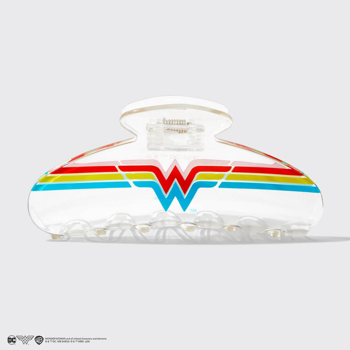 Kitsch x Wonder Woman Clear Acrylic Printed Clip