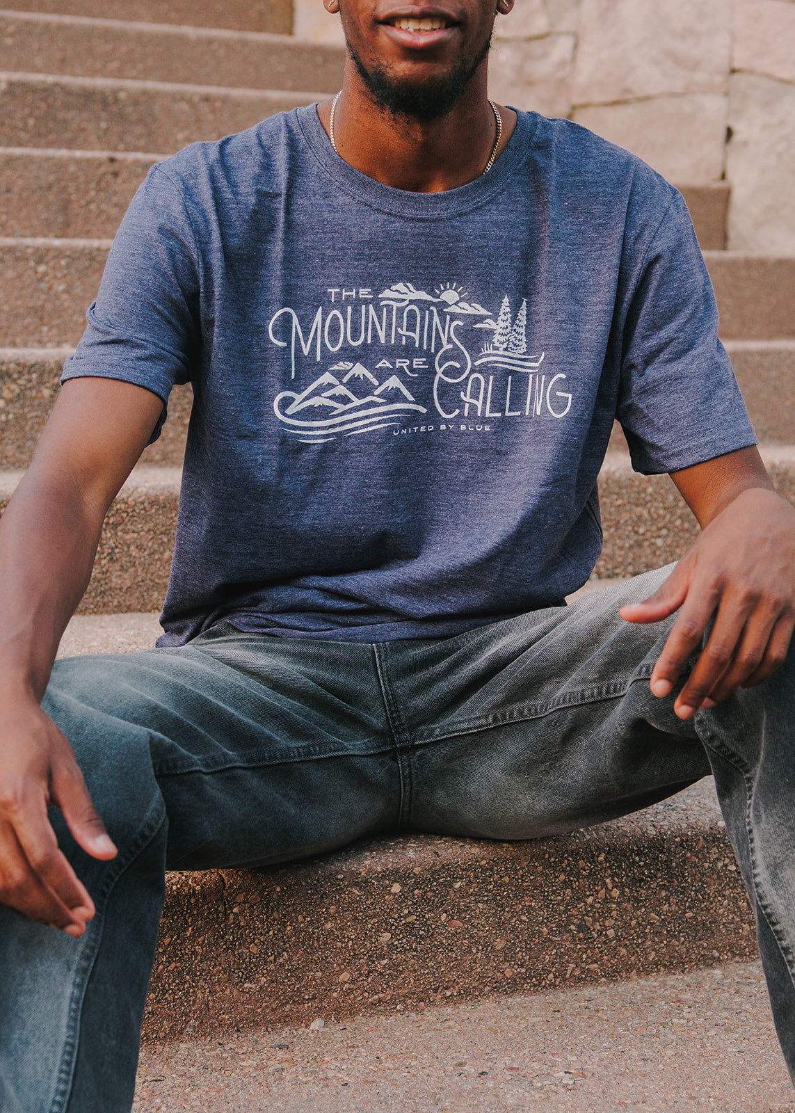 Mountains Are Calling - Biodegradable Graphic Tee - (All-gender) by United By Blue