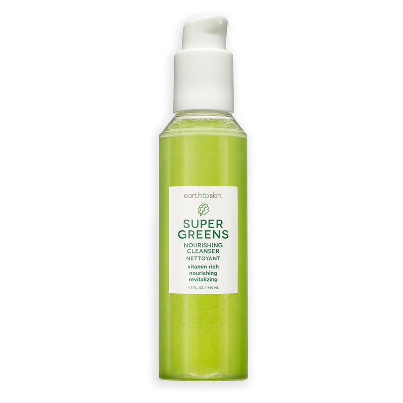 Super Greens Nourishing Cleanser with Glycerin and Aloe Vera by EarthToSkin
