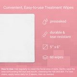 Tear Stain Eye & Facial Wipes for Dogs & Cats