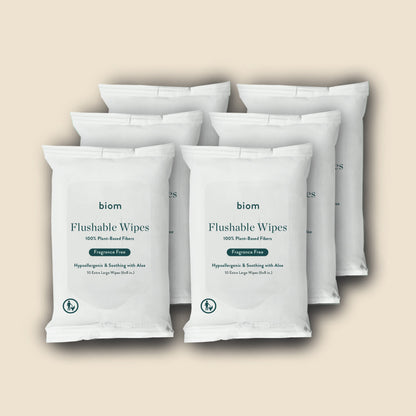 Flushable Wipes - Travel Packs