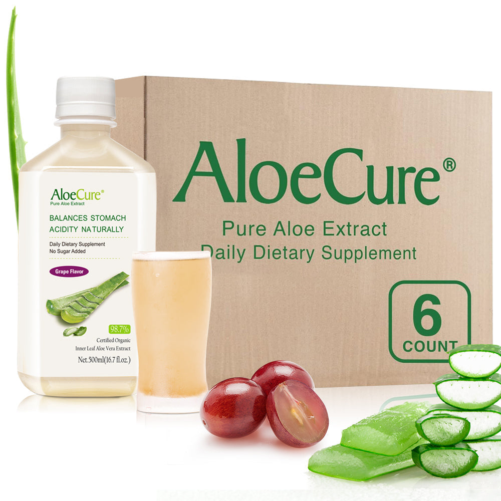 Pure Aloe Vera Juice Grape Flavor