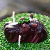 Hippo Aromatherapy Scented Candle  Bowl