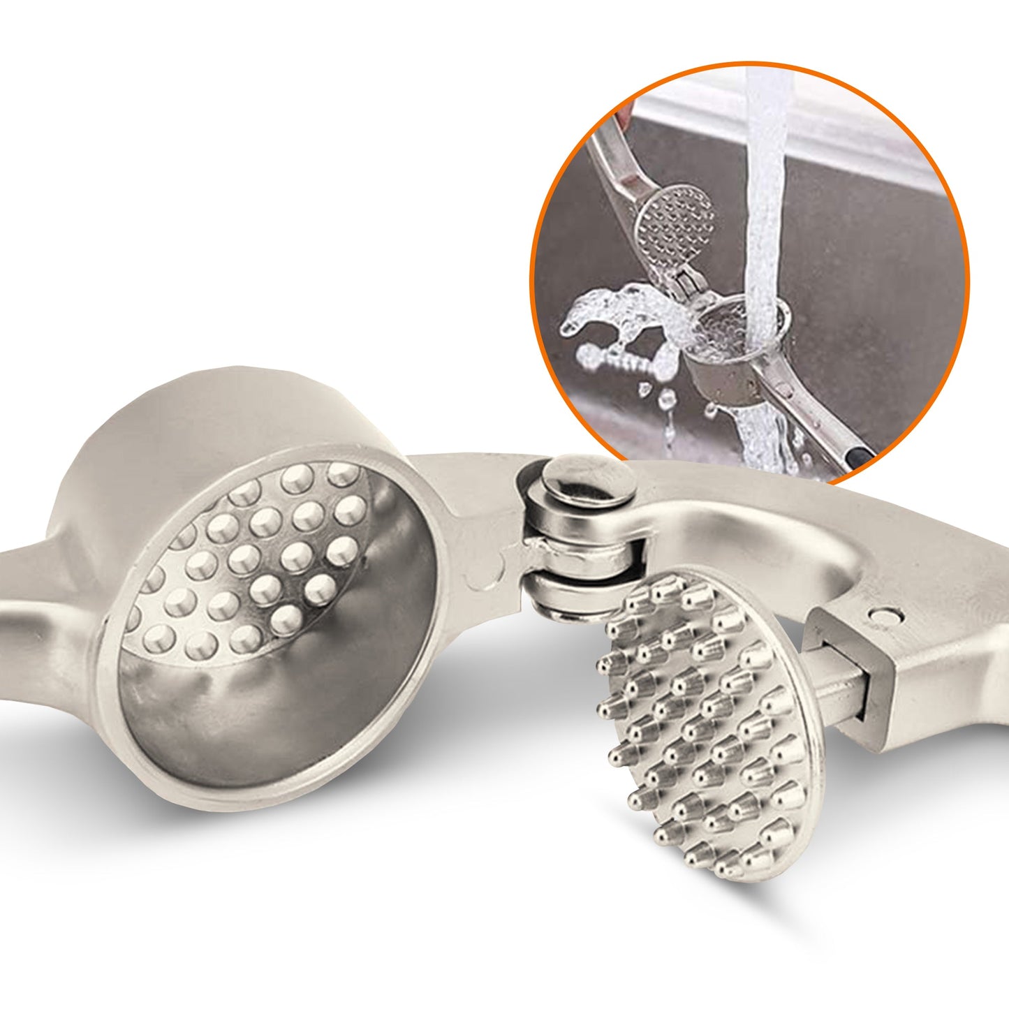 Cheer Collection Premium Garlic Crusher – Effortless Garlic Pressing and Mincing with Ergonomic Handle and Easy-Clean Design