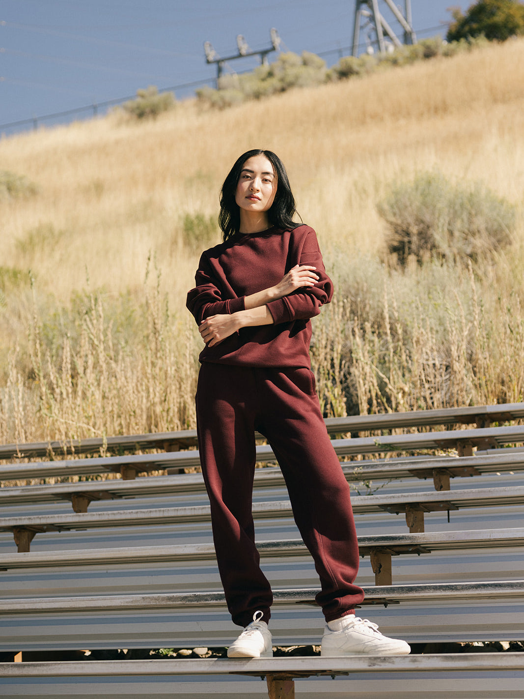 Women's CityScape Crewneck & Sweatpant Set