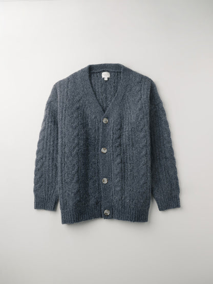 Oversized Cable Knit Cardigan